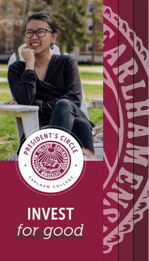 Front cover of a fundraising mailer